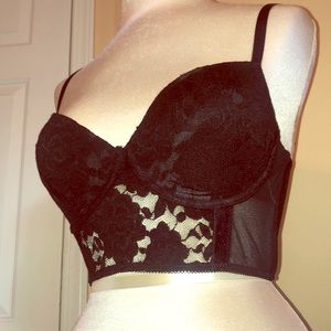 Black lace Bustiers/Bra